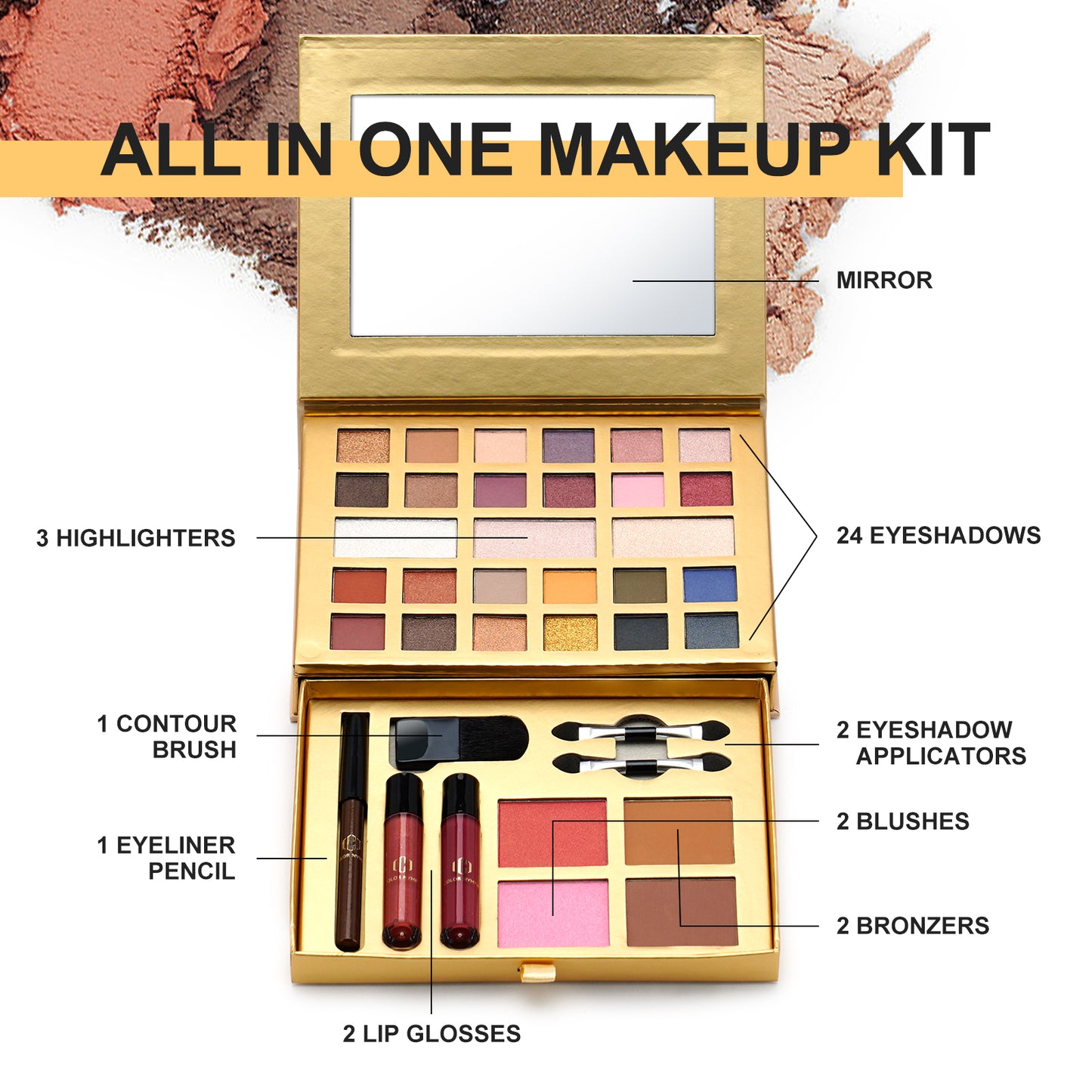 Color Nymph All in One Makeup Palette for Beginners